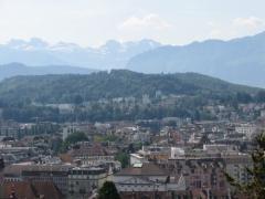 Luzern a jeho panorama.