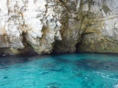 Blue Grotto na jižním pobřeží Malty.